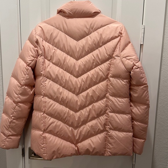 Lands' End Women's Blush Down Puffer Coat - Picture 3 of 3